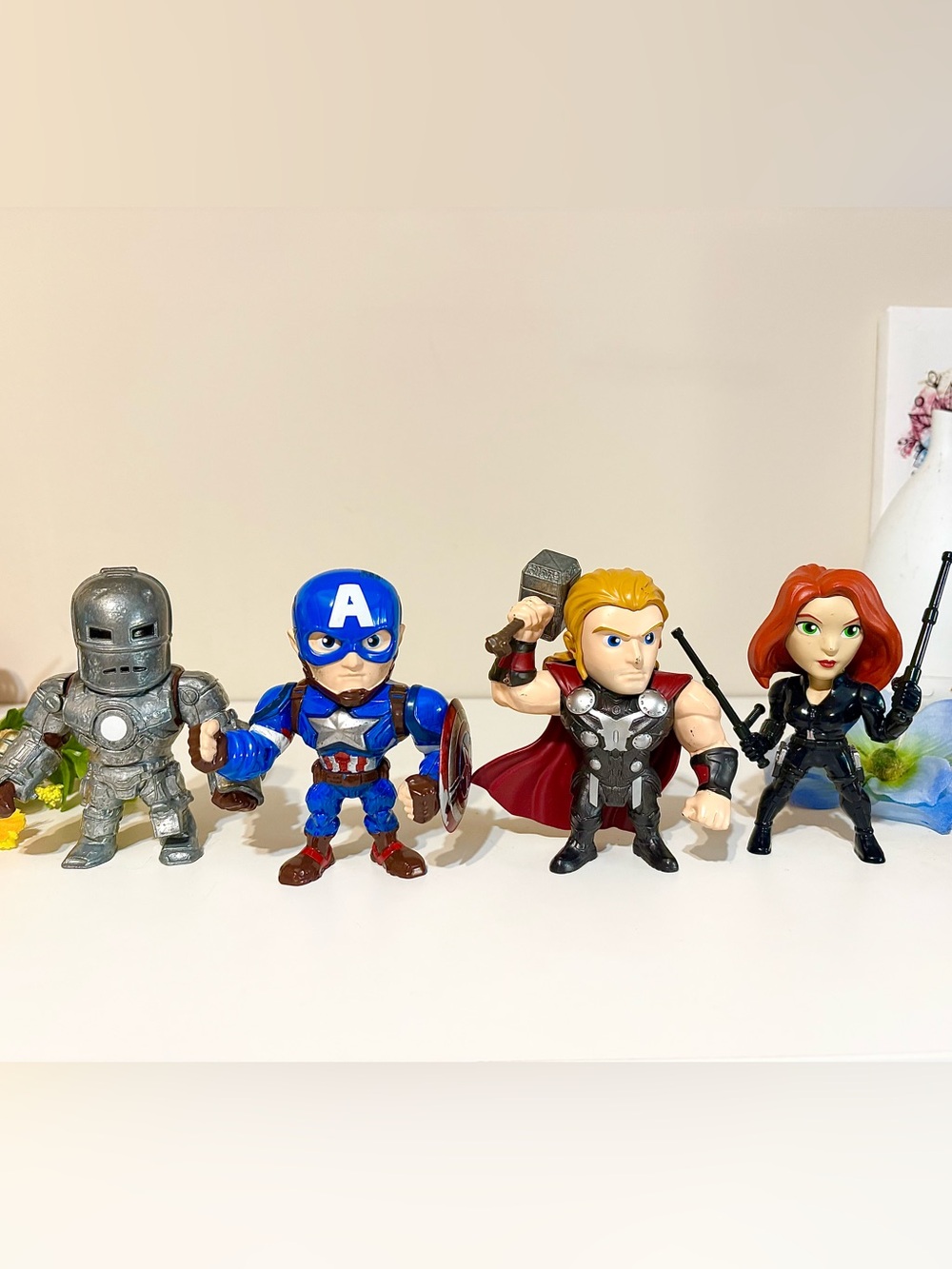 Marvel Avengers Jada Toys Metals Die-Cast 4” Lot Set of 4 Collectible Figures